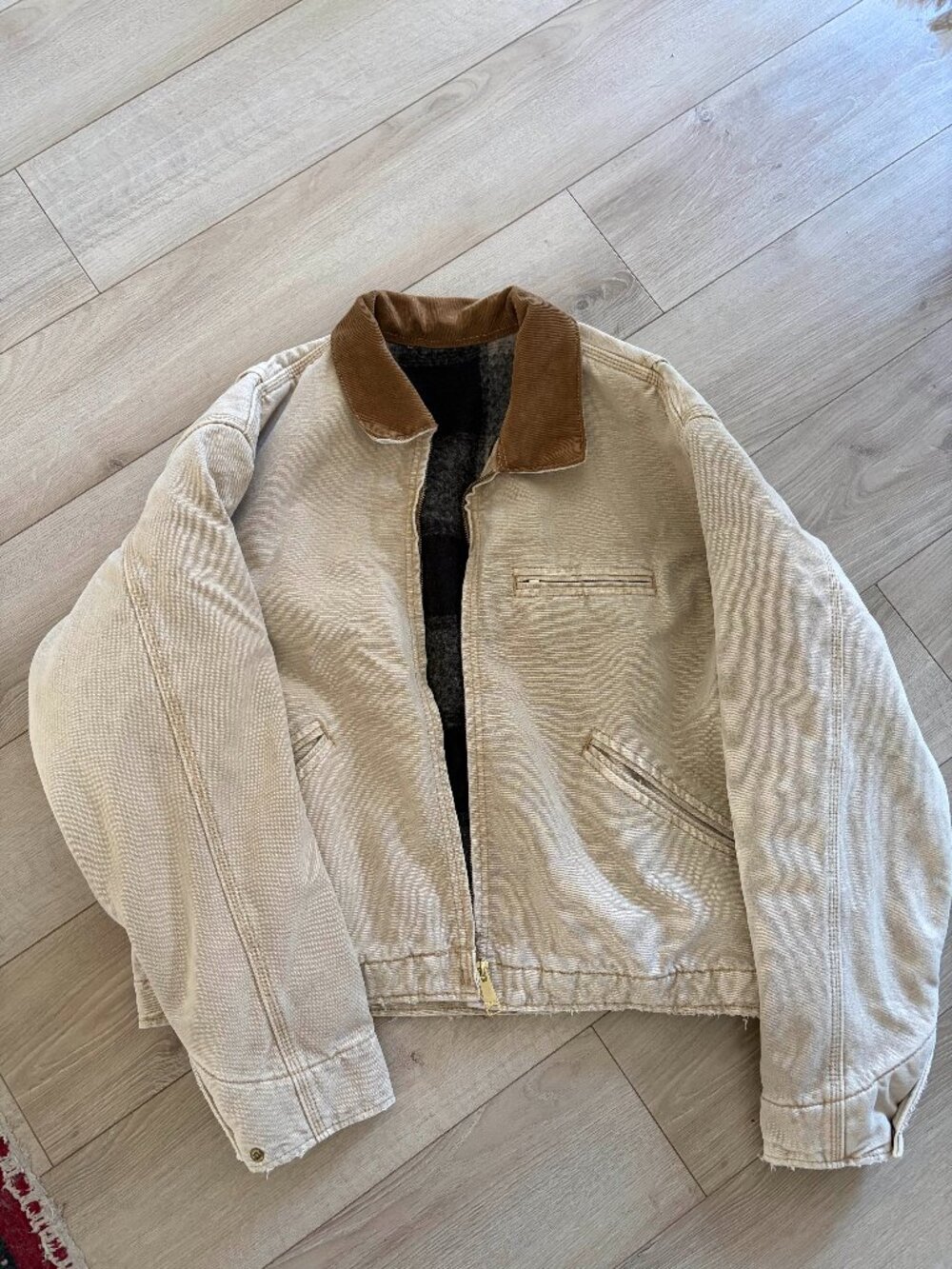 Elwood Petrol Jacket Khaki Size M